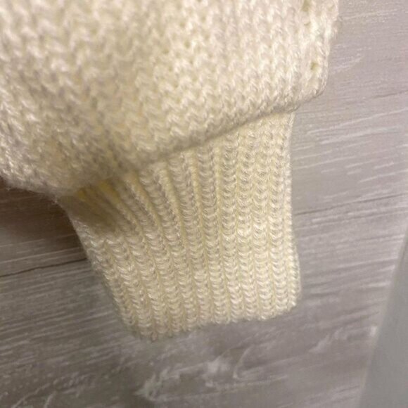 Abound Open Knit Crew neck‎ Pullover Sweater Ivory White XXS NWT - Picture 6 of 10